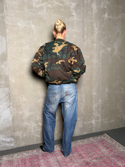 BOMBER CAMO GRÆNN