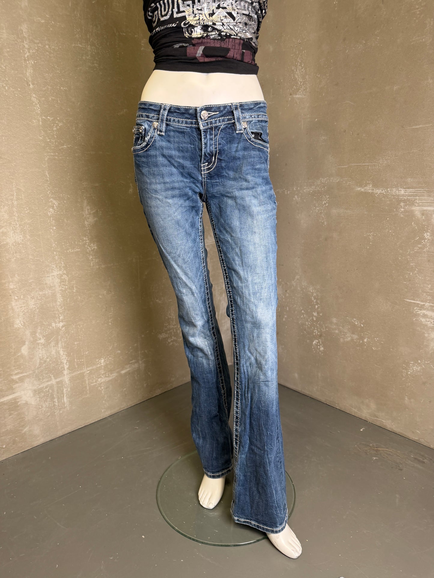 Buxur Útvíðar Miss Me