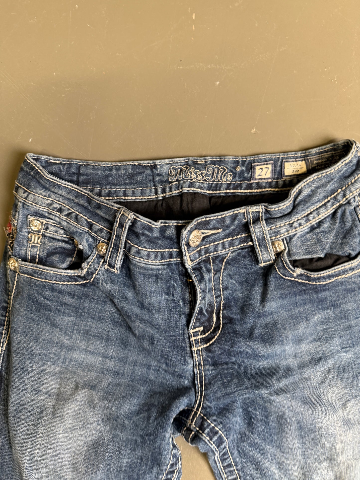 Buxur Útvíðar Miss Me