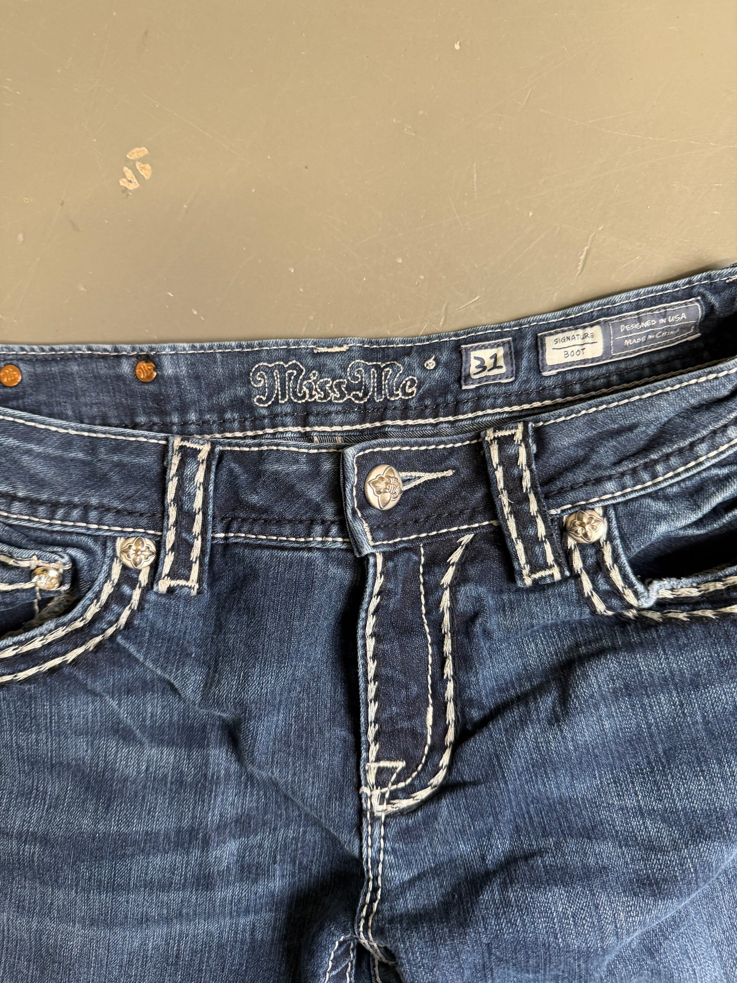 Buxur Útvíðar Miss Me