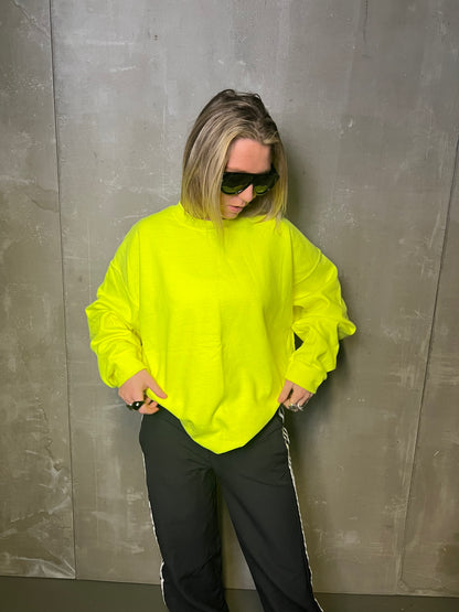 HÁSKÓLAPEYSA NEON GUL